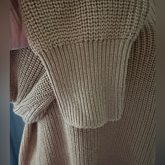 Jessica Simpson Long Sleeve Sweater Womens XXL Tan Crew Neck New NWT - Picture 5 of 5